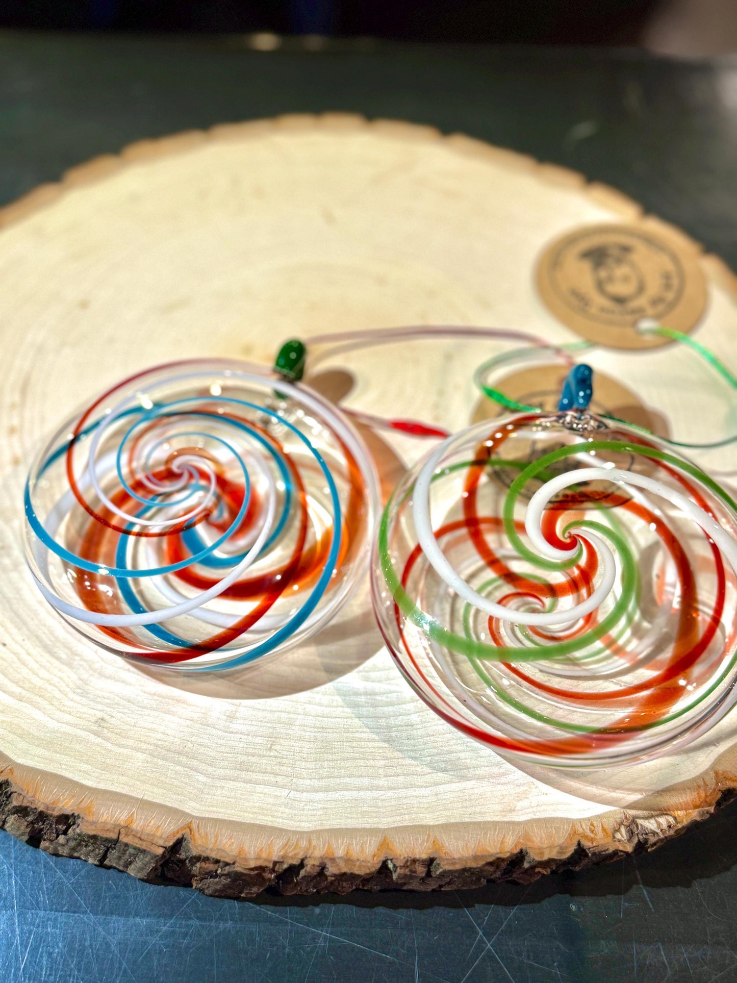 Blown Glass Christmas Ornaments - Handmade Glass Art | Art By Aaron Dye