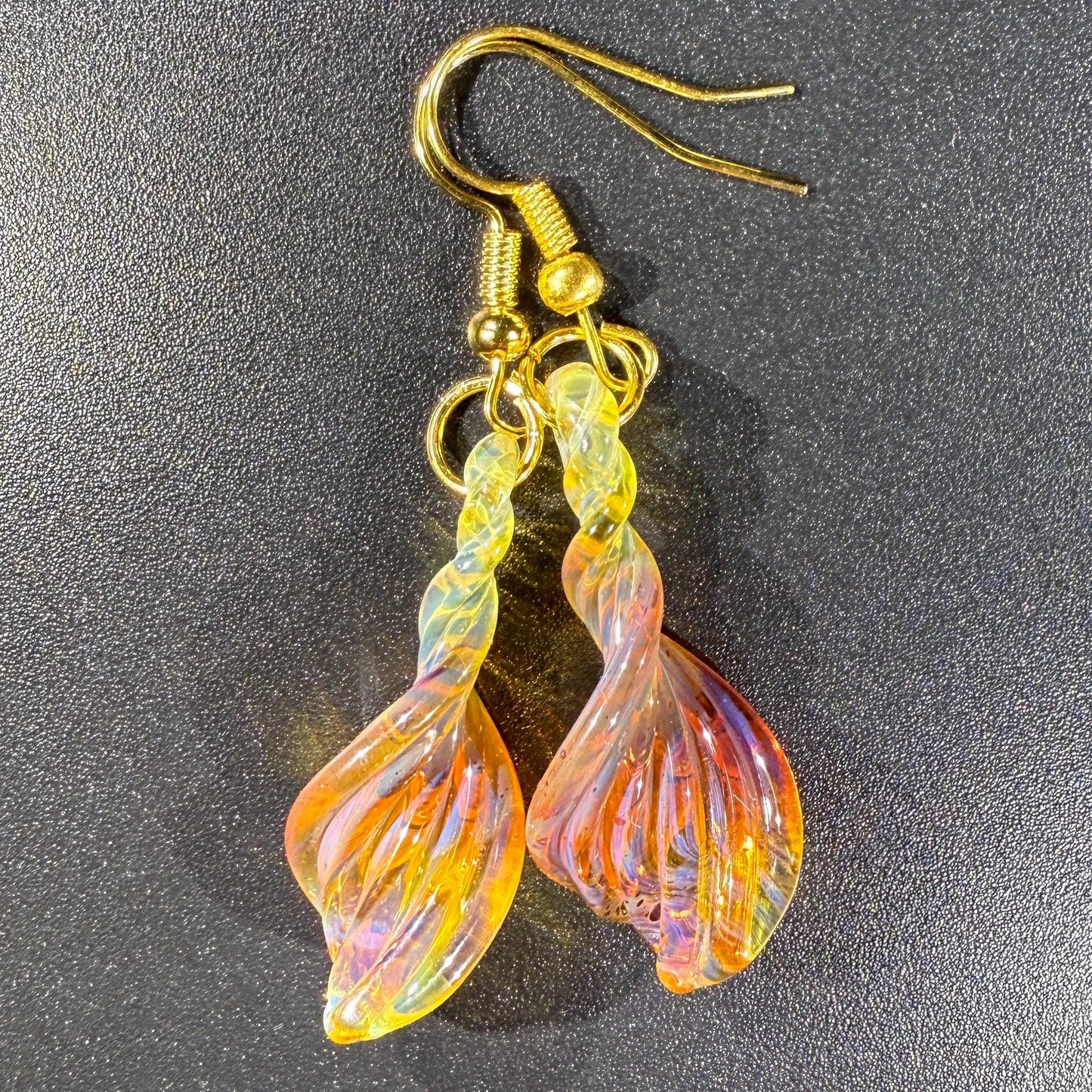 Earrings Handmade from Blown Glass